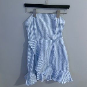 Revolve seersucker mini dress